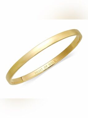 Kate Spade New York "Heart of Gold" Idiom Bangle